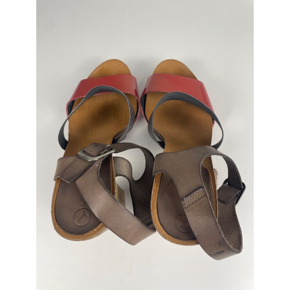 Unity in Diversity Women's 38 Made in Spain Strappy Patent Leather Clog heels - Picture 10 of 13